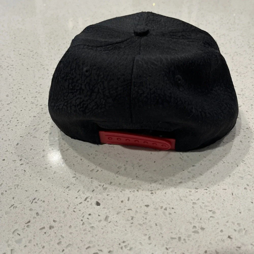 Air Jordan Youth Adjustable Baseball Cap Hat Snapback Jumpman Logo Black Red